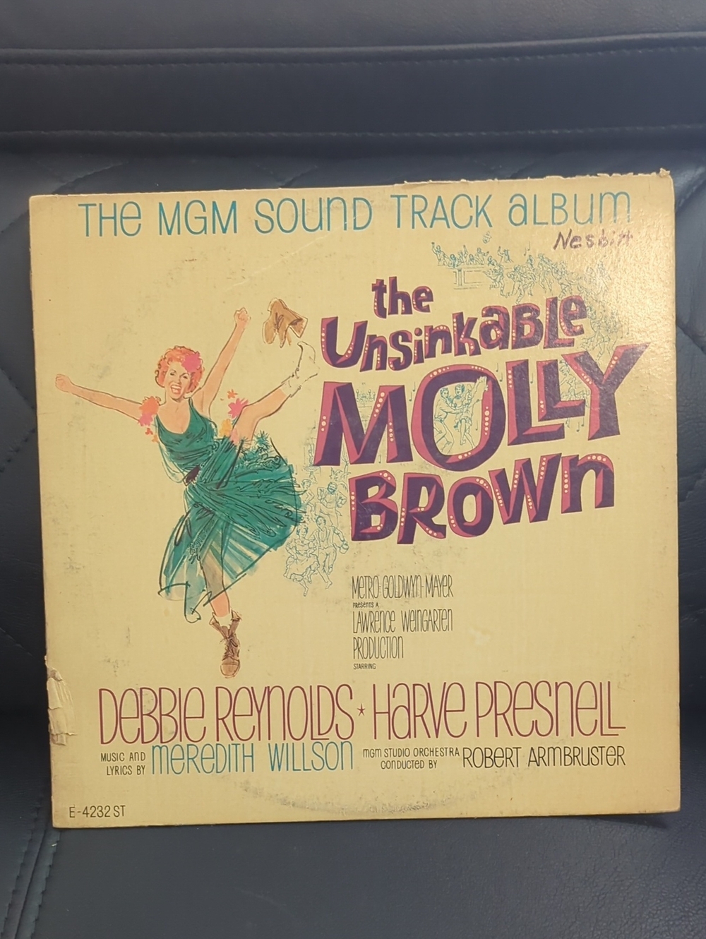 Vintage Beige Cardboard Record Sleeve – Home Accents